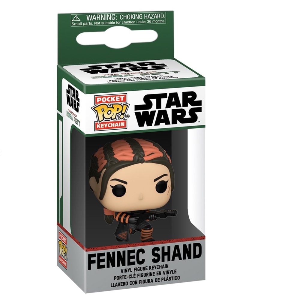 Funko POP! Pocket: Star Wars: The Book of Boba Fett Fennec Shand Vinyl Keychain